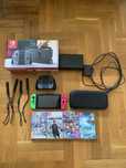 Nintendo Switch с 4 джойкона + 4 игри