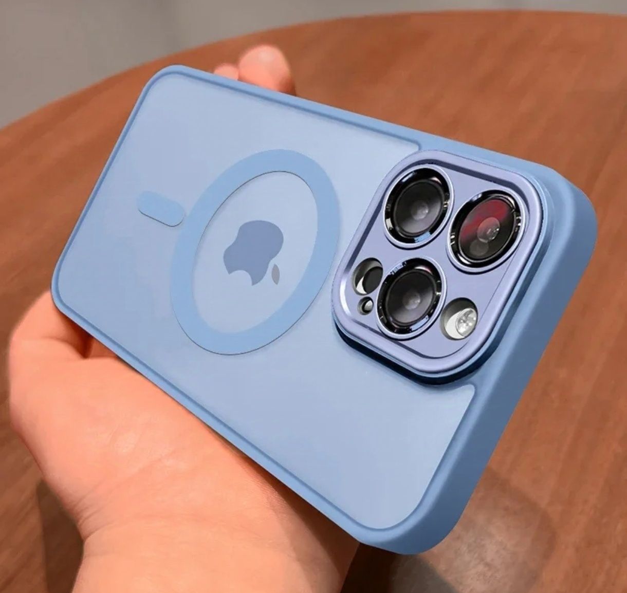 iPhone 16,16pro,16Max,16+ MagSafe case с протектор за камерите 5цвята