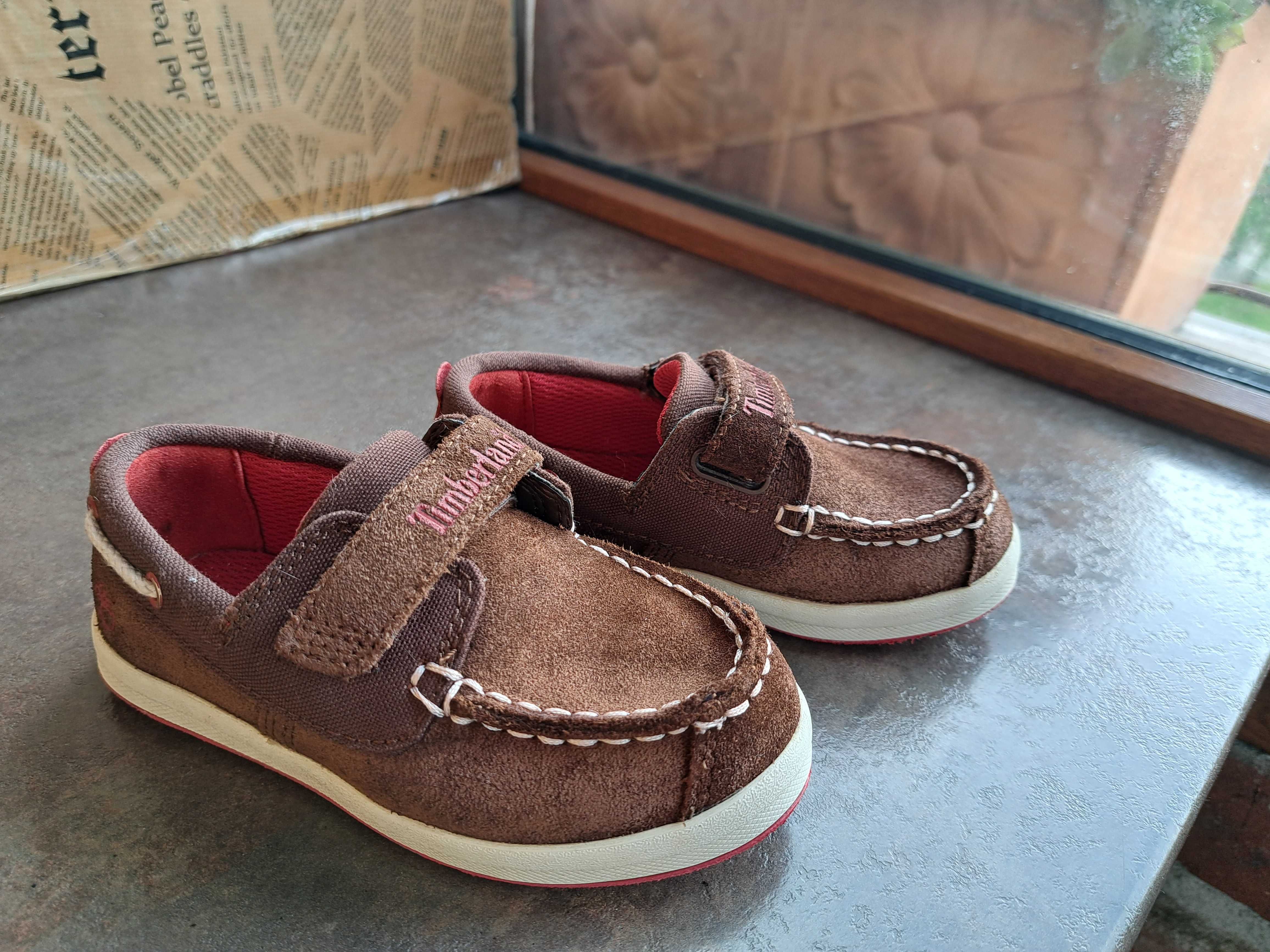 детски мокасини,Timberland,летни велурени обувки,за момче,номер 25