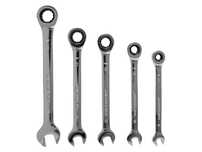 Set 5 chei fixe cu clichet PARKSIDE , 8,10,13,14 si 17 milimetri