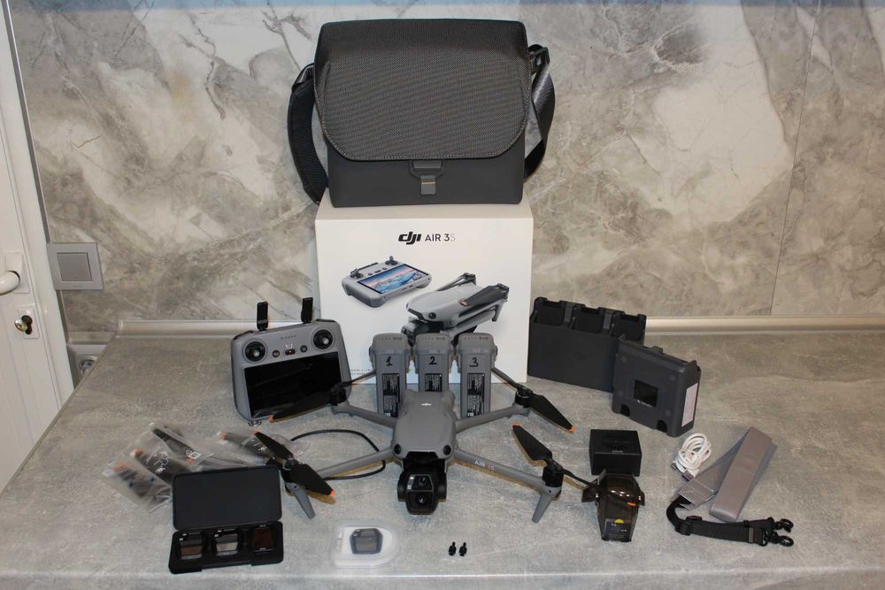 DJI Air 3S Fly More Combo (DJI RC 2)+БОНУС DJI Cellular Dongle 2 и още