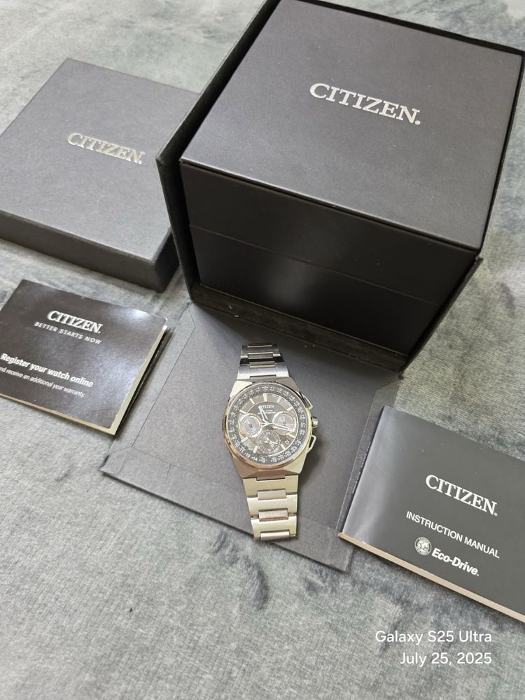 Citizen Satellite Wave F900 - GPS Titanium Solar