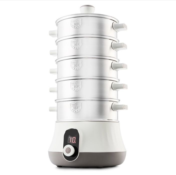 Новые электрические пароварки 5 ярусов. Аналог Kitfort Китфорт