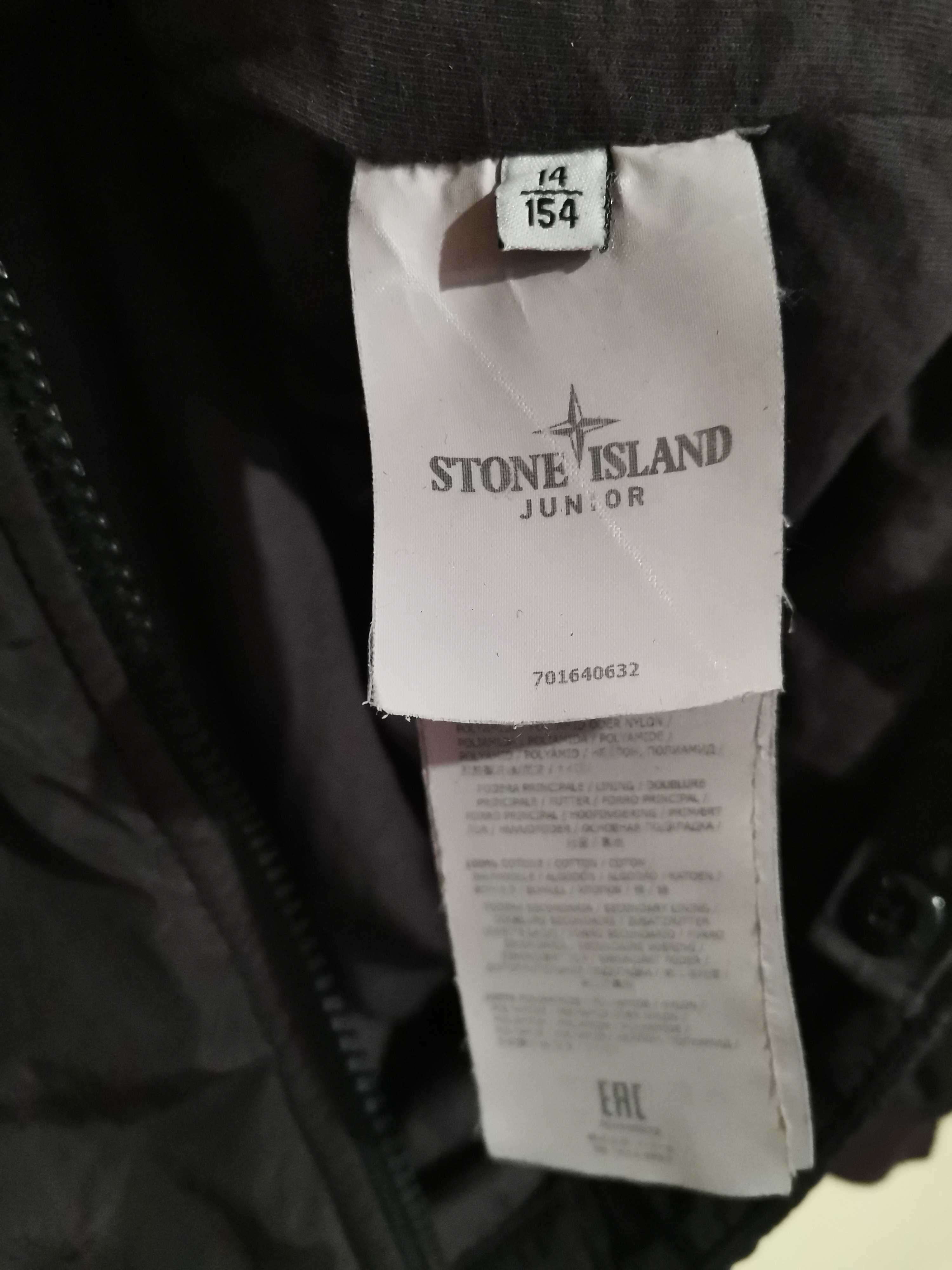 STONE ISLAND Junior Nylon Metal Hooded Jacket .