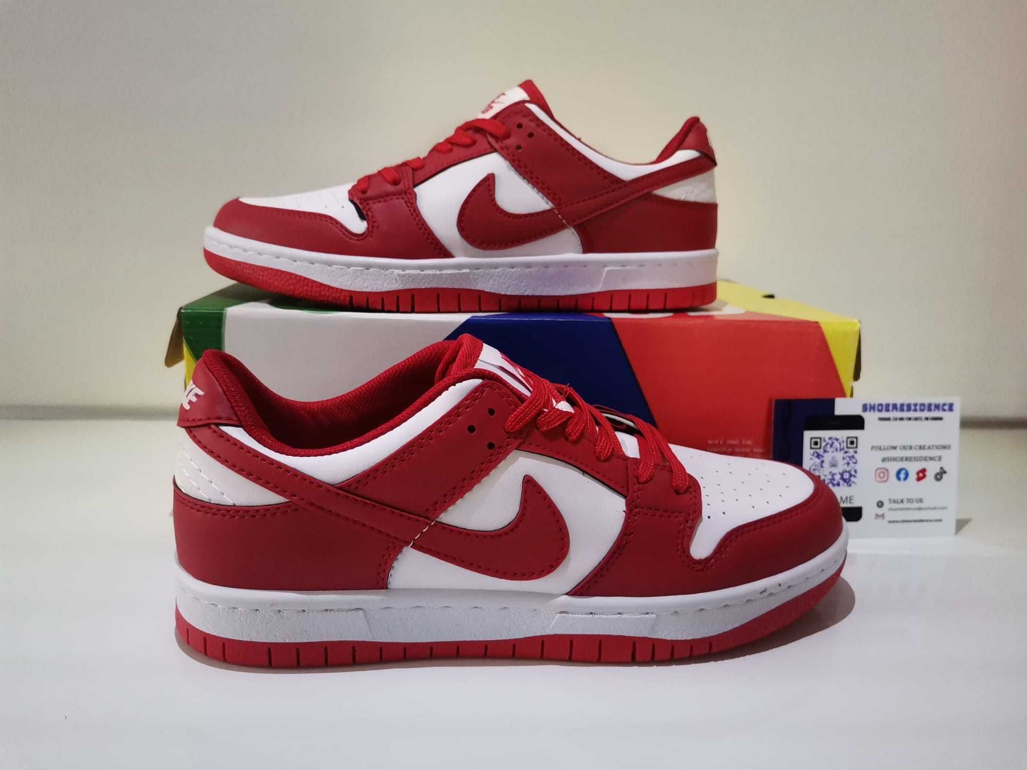 Nike Panda Dunks Low Red 36-44 (Verificare colet)