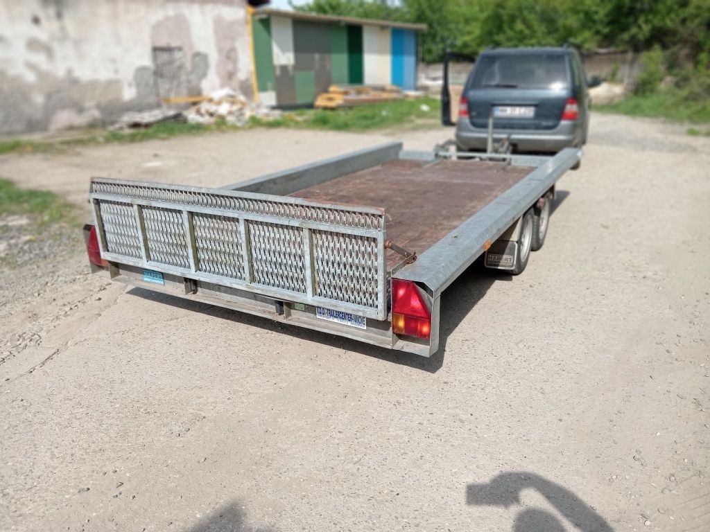 Trailer transport utilaje Platformă, Remorcă