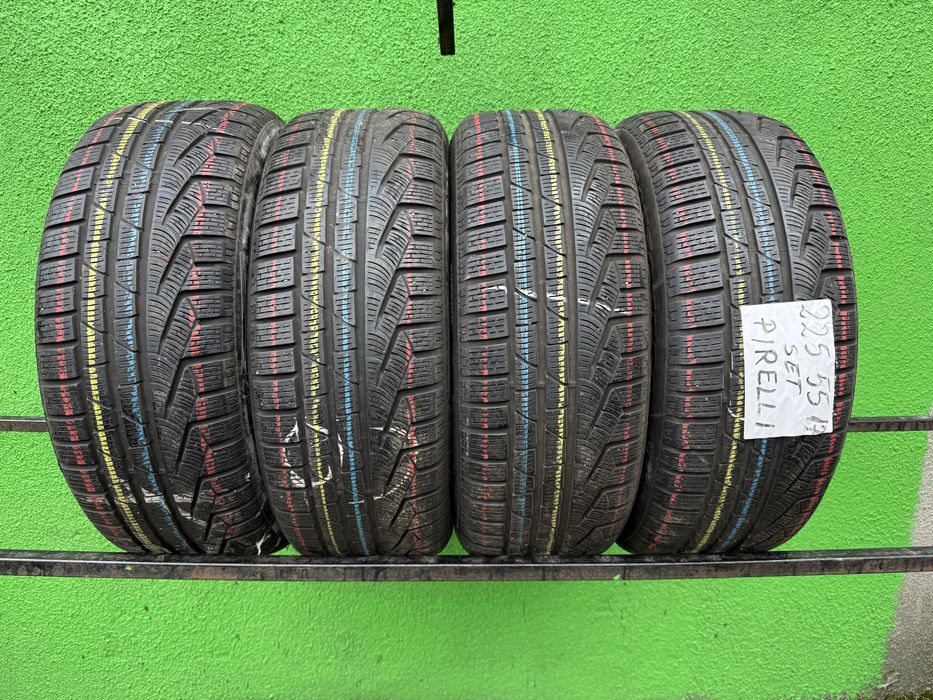 225/55/17 M+S PIRELLI Profil rămas 75% STARE EXCELENTA