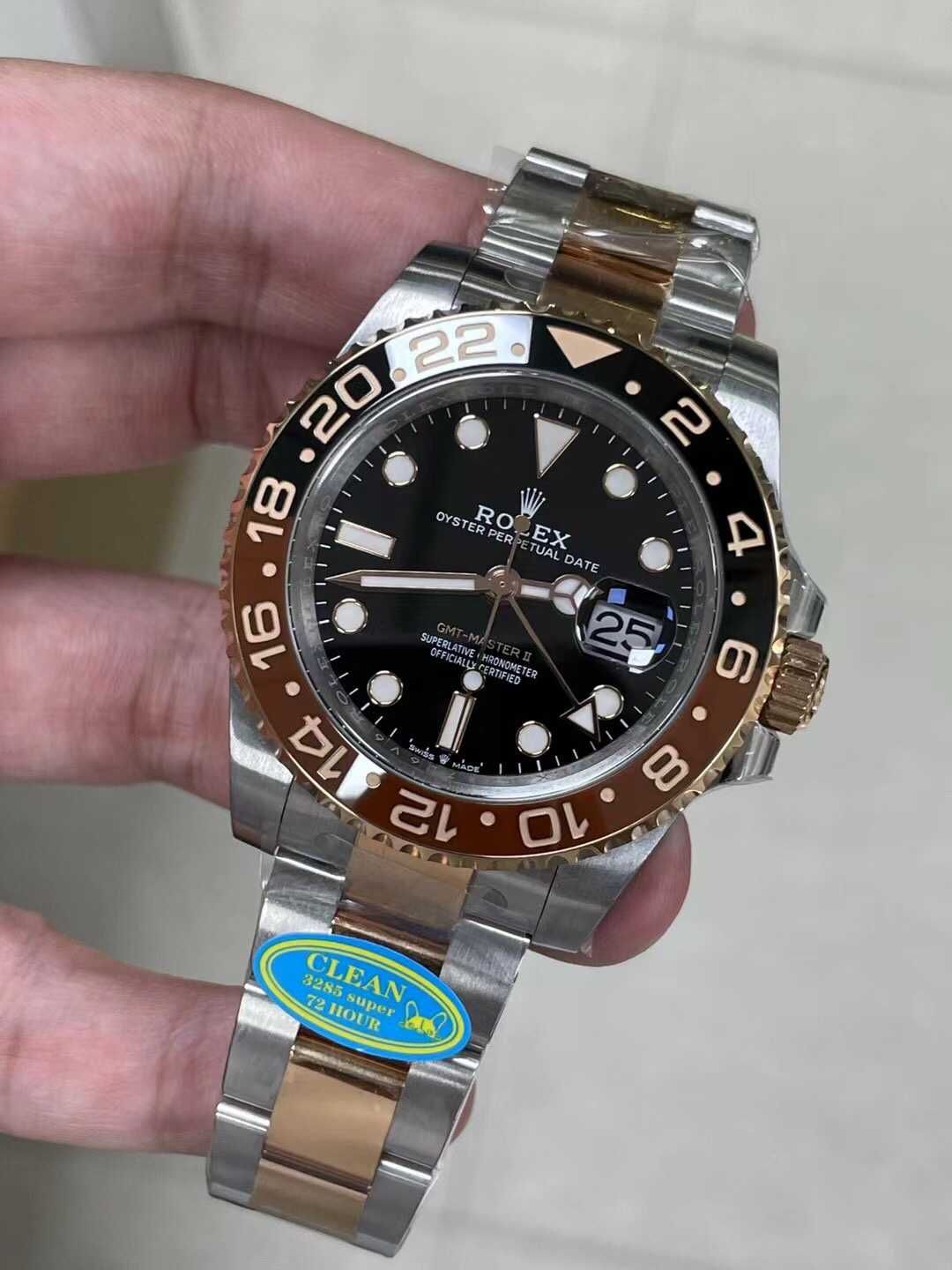 Rolex Gmt-master Silver-Gold Rose