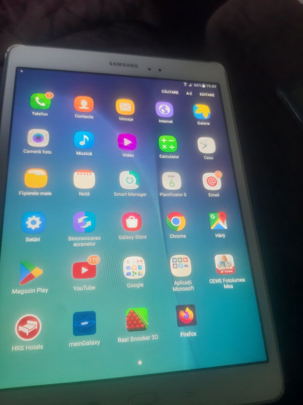 Tableta samsung  cu sim