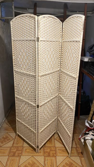 Ширма плетеная из ротанга