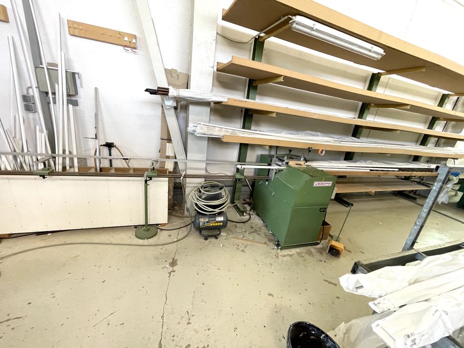 Linie completă de producție pentru ferestre din PVC (profil Rehau)