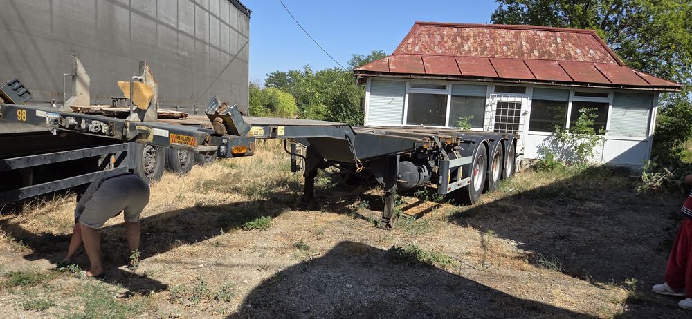 Portcontainer, șasiu container, schelet container, semiremorca