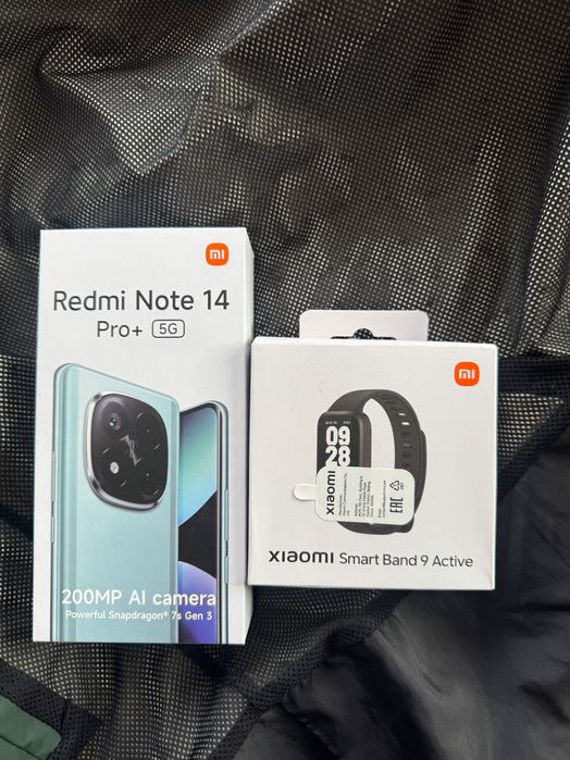 Redmi Note 14 pro+ 512GB 12RAM и xiaomi smart band 9 active