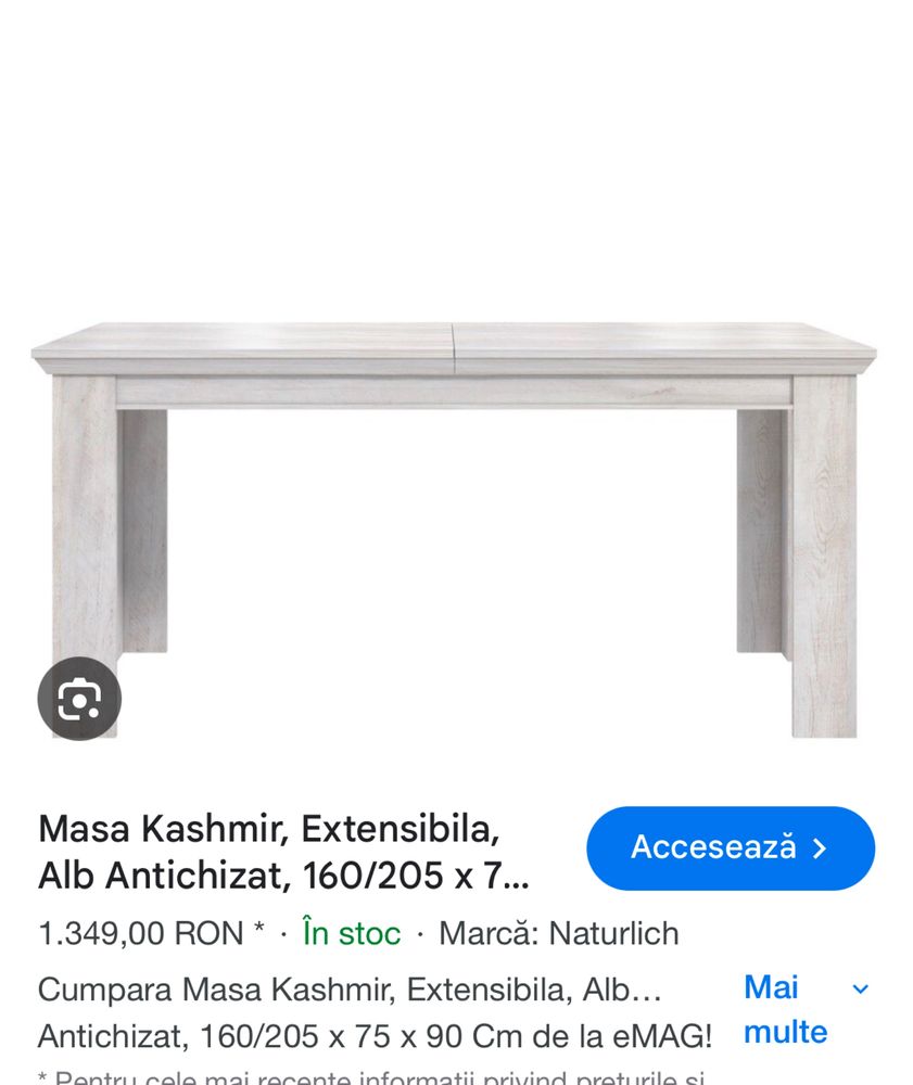 Mobila living alba