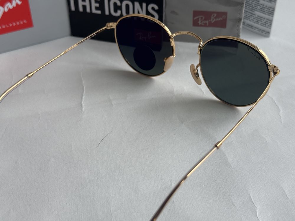 Ochelari de soare RAY BAN 3447 Round Metal Polarizati Noi