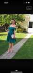 Rochie verde eleganta