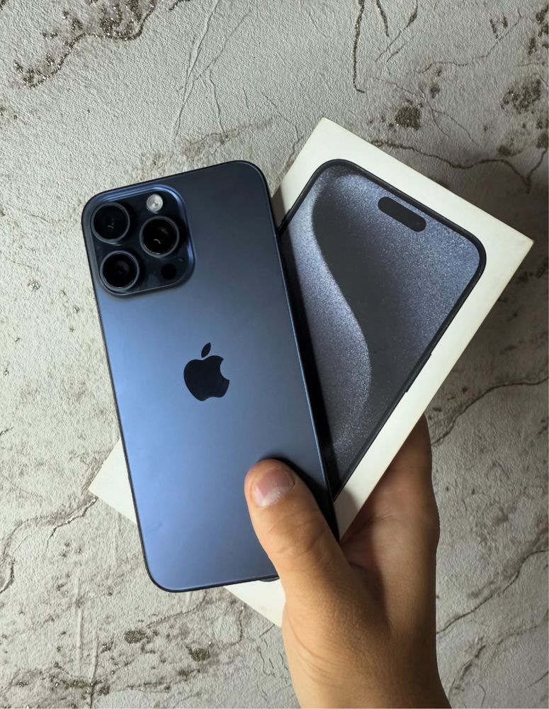 iPhone 15 ProMax 256Gb Natural Blue Akk: 96% Kelwamiz