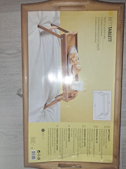 Masuta pat plianta din lemn