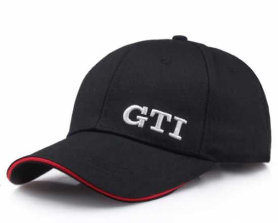 Шапка с козирка, GTI, бродиран надпис, ГТИ, НОВО, шапка GTI