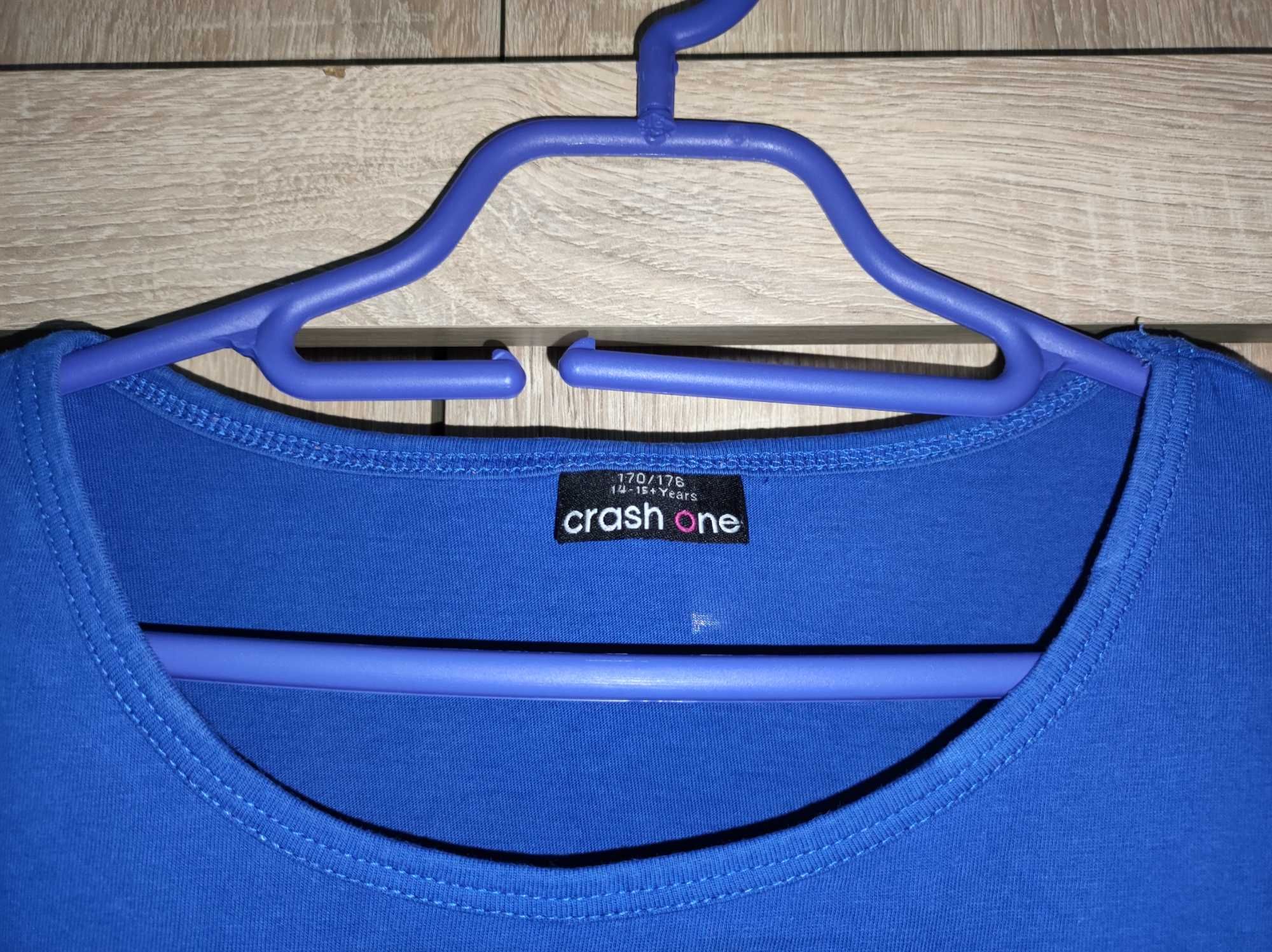 Tricou albastru cu imprimeu - Takko - 14/15 ani