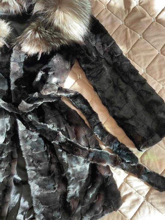 Palton din blană 100% naturala