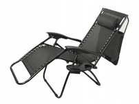 Scaun sezlong rabatabil cu parasolar 122x64x97 cm