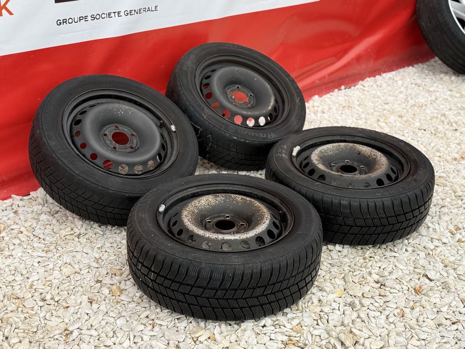 Jante Tabla Renault 5x114.3  R16 + Cauciucuri Iarna 205/55/R16