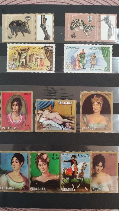 Класьор с пощенски марки от света