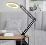 Lupa de masa de 105 mm diametru cu iluminare LED