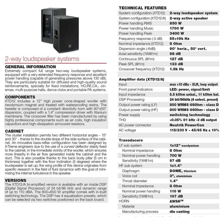 Vand Sistem de sunet X-treme Audio Original Italia