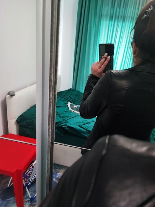 Geaca de piele naturala măsura S