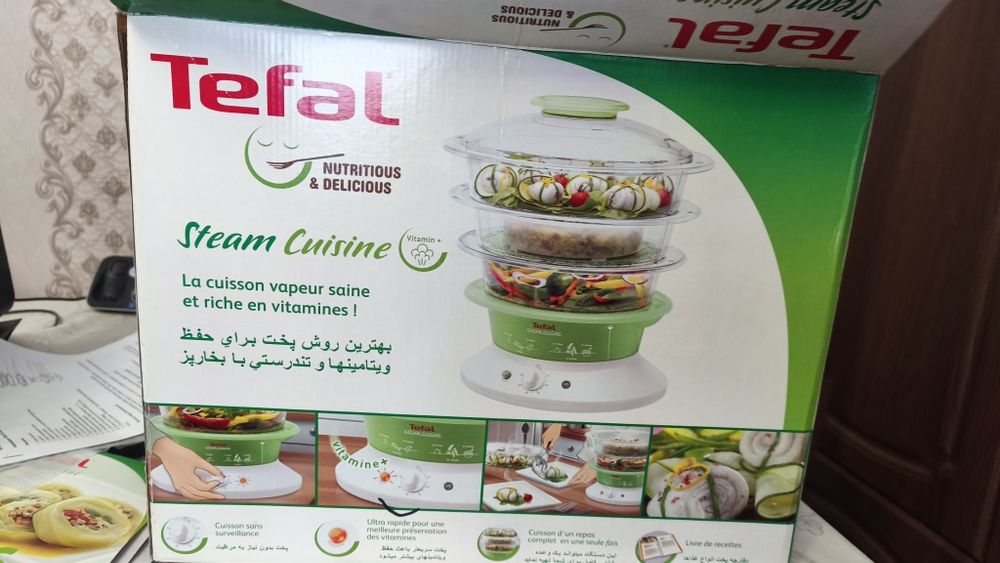 Пароварка tefal новая