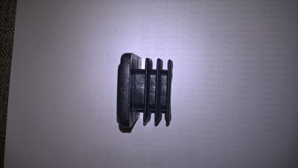 Clema din inox panou bordurat Capace plastic pentru profil  gard