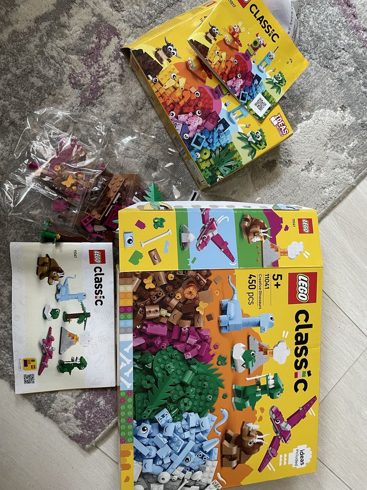2 seturi LEGO creative 4+ / 5+
