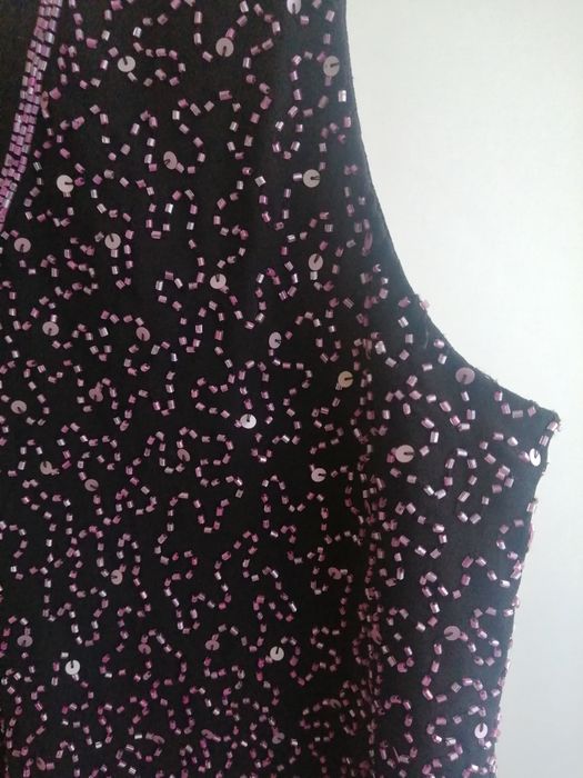 Bluza / top cu paiete si margele mar 42-44