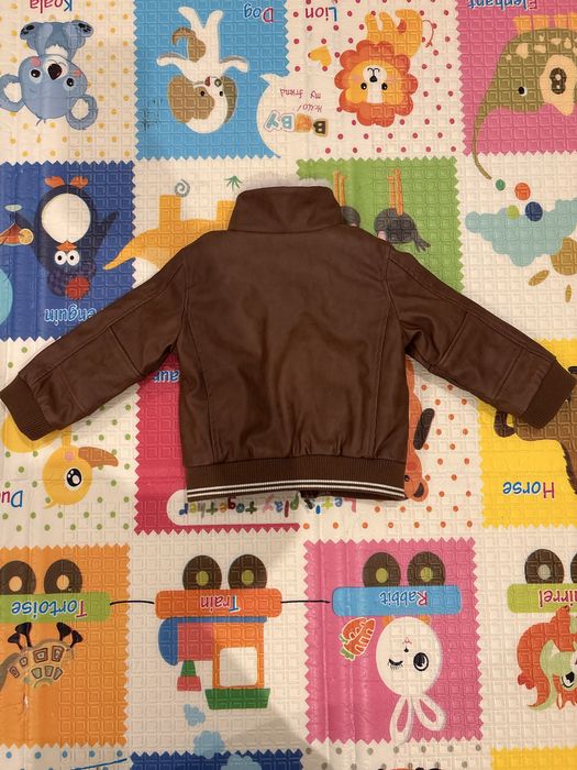 Ново! Кожено яке за бебе размер 80