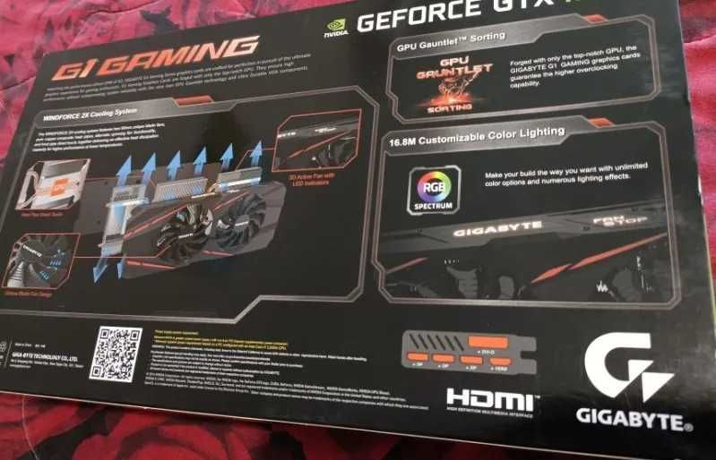 Видео карта Gigabyte NVIDIA GeForce GTX 1060 G1 Gaming