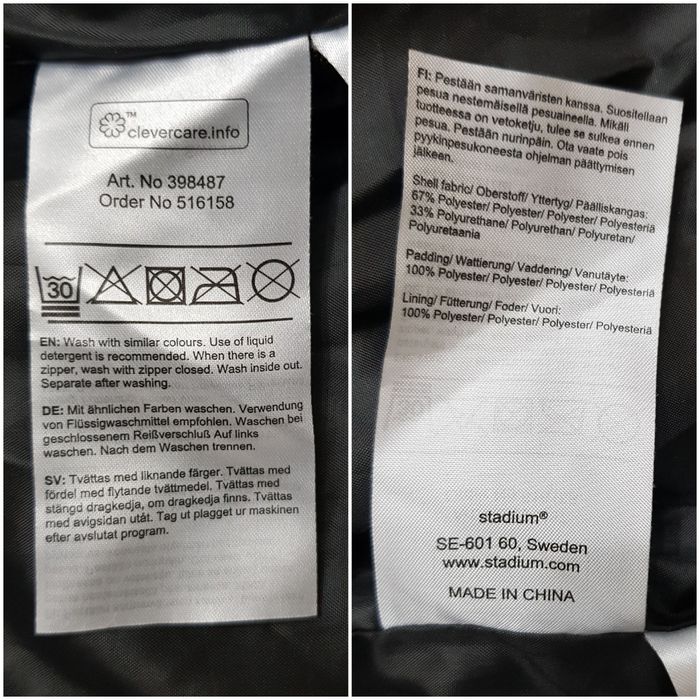 Geaca EVEREST groasă de iarnă, model puf, impermeabilă nr. 140 (copii)