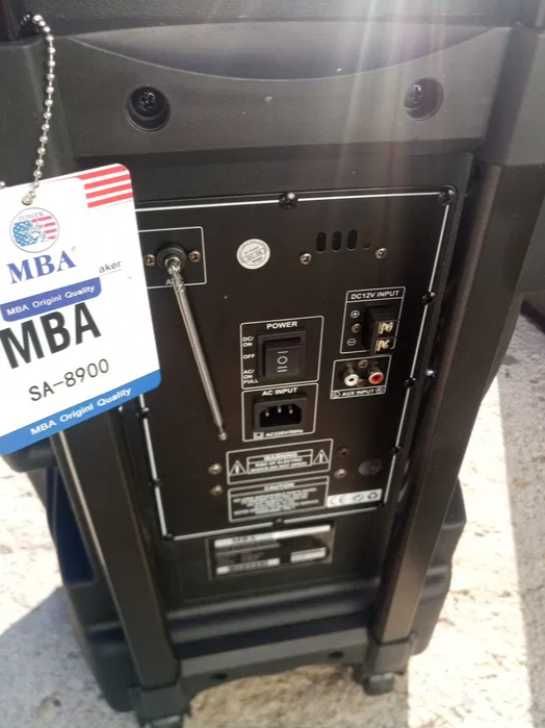 %Чисто нова MBA 8900 ULTRA 6000w 12м гар 2024 Караоке стерео тонколона