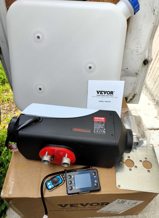 Sirocou/Incalzitor Vevor motorina 12V,putere 8kw Produs nou 2025!