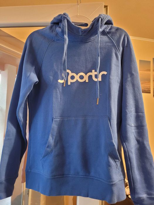 Hanorac ,,sport" culoarea albastru, pentru baieti varsta 12-14 ani