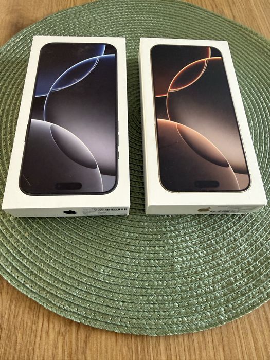 iPhone 16 Pro max Black/Desert Titanium 256GB-Като нови 100% гаранция