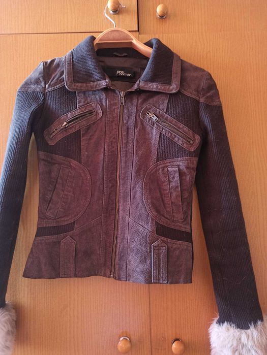 Ново дамско  кожено яке