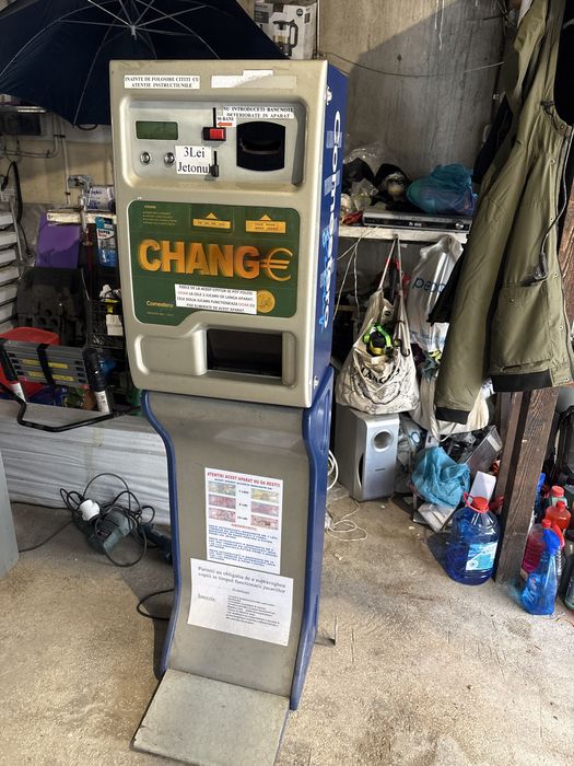 Acceptor bancnote schimba in jetoane fise