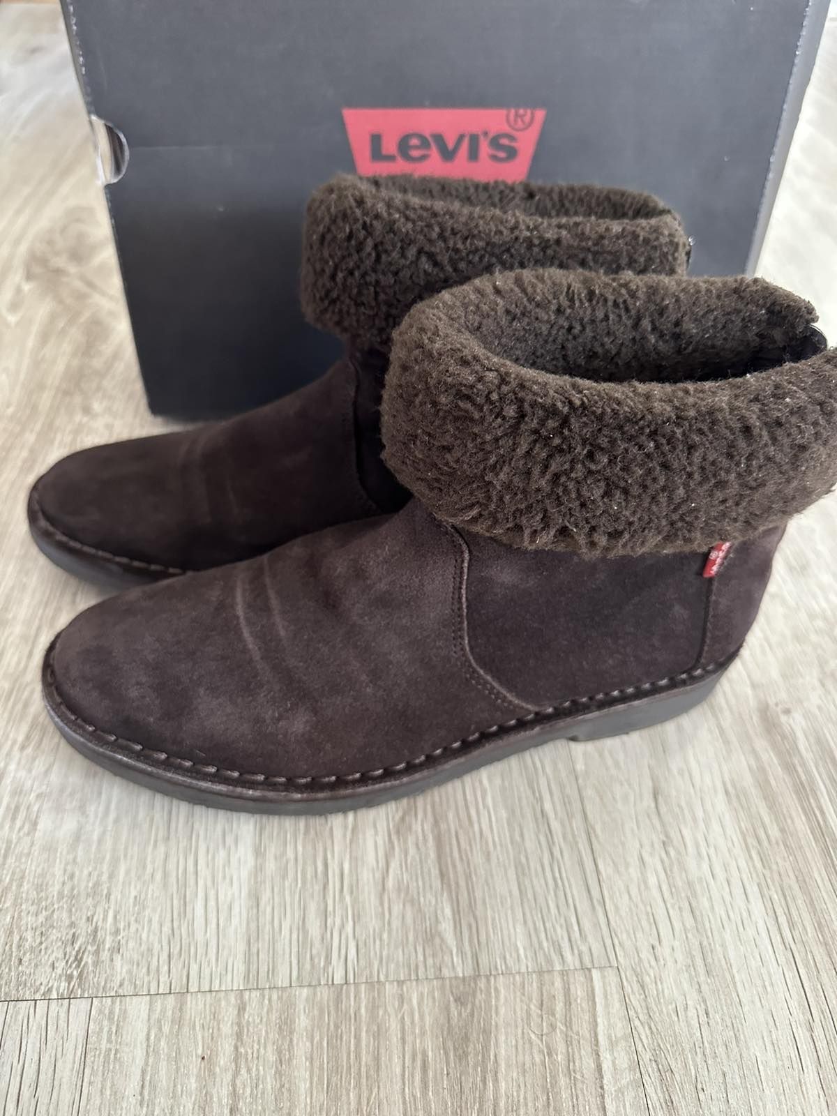 Дамски боти естествена кожа Levis и боти CAT