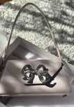 Чанта self-portrait bow mini bag