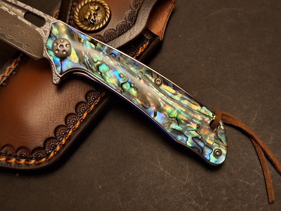 Сгъваем нож от дамаска стомана VG10