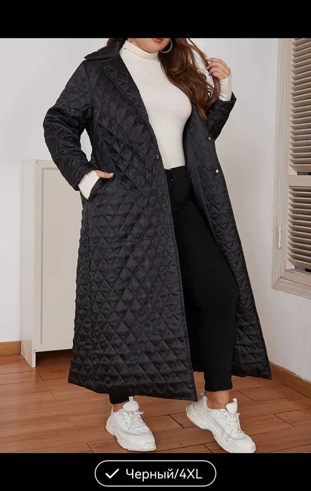 Продам чёрное пальто