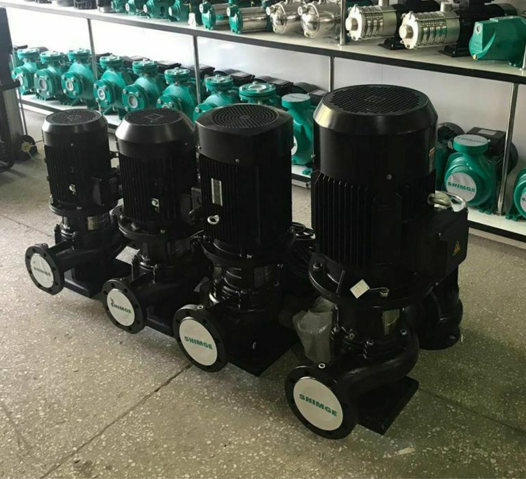 Вертикальный циркуляционный насос Shimge TB 7,5 квт ГАРАНТИЙНЫЙ nasos