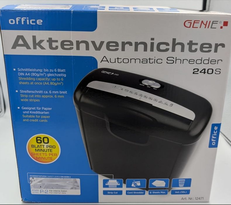 Професионален шредер за документи Genie 240S